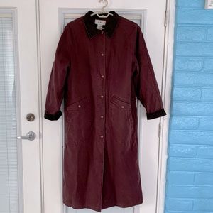 Vintage LLBean Fleece Lined Barn Coat Size XL